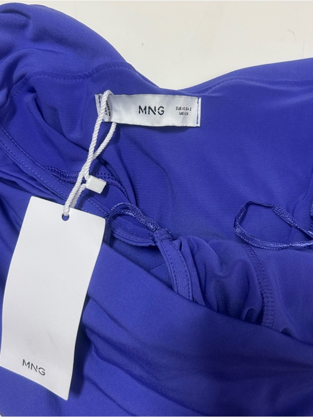 NWT (size XS) MANGO OFF-SHOULDERS DRESS - Picture 8 of 8